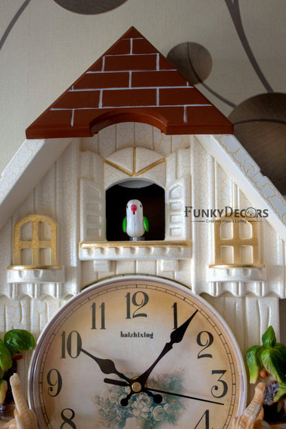 Funkytradition Hanging Cuckoo Wall Clock For Home Office Decor And Gifts 70 Cm Tall- Funkydecors