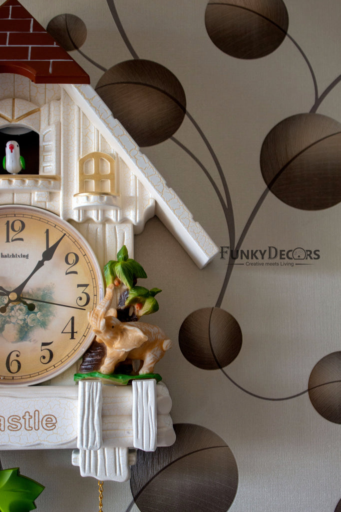 Funkytradition Hanging Cuckoo Wall Clock For Home Office Decor And Gifts 70 Cm Tall- Funkydecors
