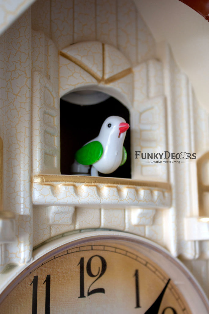 Funkytradition Hanging Cuckoo Wall Clock For Home Office Decor And Gifts 70 Cm Tall- Funkydecors
