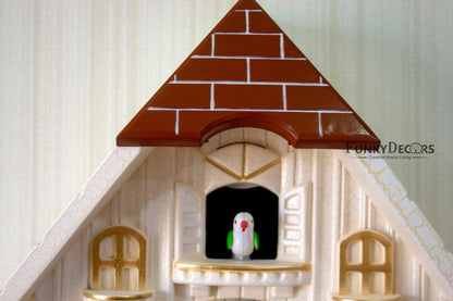 Funkytradition Hanging Cuckoo Wall Clock For Home Office Decor And Gifts 70 Cm Tall- Funkydecors