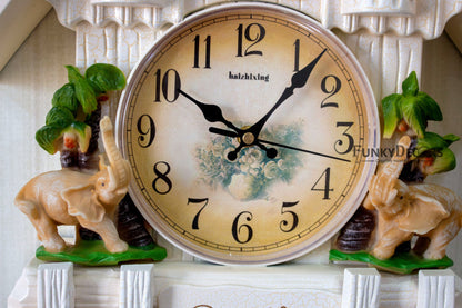 Funkytradition Hanging Cuckoo Wall Clock For Home Office Decor And Gifts 70 Cm Tall- Funkydecors