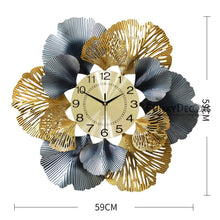 Load image into Gallery viewer, Funkytradition Luxury Multicolor Modern Design Large Minimalist Silent Metal Wall Clock Watch Decor
