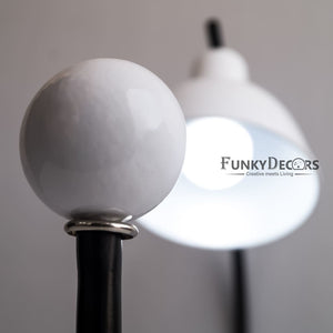 Funkytradition Metal Minimal Monochrome Hued Pattern Table Lamp