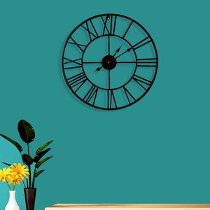 Funkytradition Minimal Design Metal Wall Clock Watch Décor For Home Office Decor And Gifts 16 Inches
