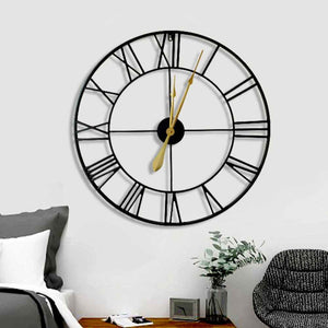 Funkytradition Minimal Design Metal Wall Clock Watch Décor For Home Office Decor And Gifts 32 Inches
