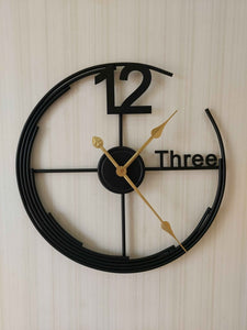 Funkytradition Minimal Design Metal Wall Clock Watch Décor For Home Office Decor And Gifts 50 Cm