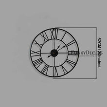 Load image into Gallery viewer, Funkytradition Minimal Design Metal Wall Clock Watch Décor For Home Office Decor And Gifts 52 Cm
