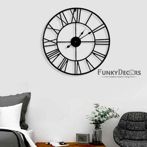 Funkytradition Minimal Design Metal Wall Clock Watch Décor For Home Office Decor And Gifts 52 Cm
