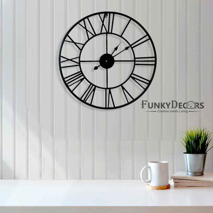 Funkytradition Minimal Design Metal Wall Clock Watch Décor For Home Office Decor And Gifts 62 Cm