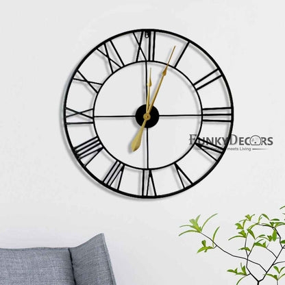 Funkytradition Minimal Design Metal Wall Clock Watch Décor For Home Office Decor And Gifts 72 Cm