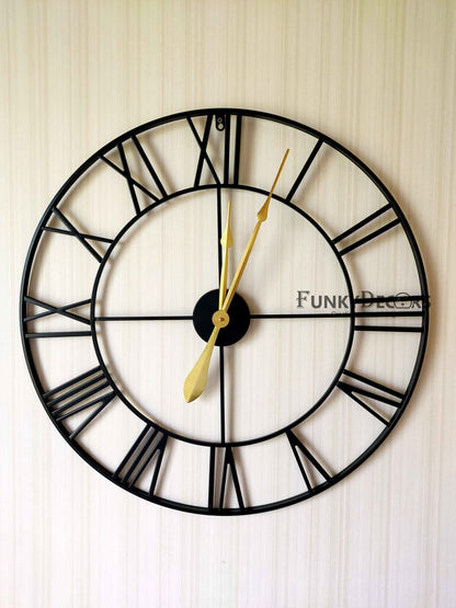 Funkytradition Minimal Design Metal Wall Clock Watch Décor For Home Office Decor And Gifts 72 Cm