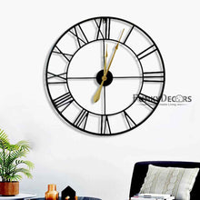 Load image into Gallery viewer, Funkytradition Minimal Design Metal Wall Clock Watch Décor For Home Office Decor And Gifts 72 Cm
