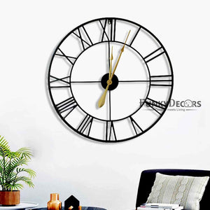 Funkytradition Minimal Design Metal Wall Clock Watch Décor For Home Office Decor And Gifts 72 Cm