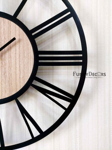 Funkytradition Minimal Metal Wall Clock Watch Decor For Home Office And Gifts Clocks