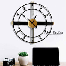Load image into Gallery viewer, Funkytradition Minimal Pencil Design Metal Wall Clock Watch Decor For Home Office And Gifts Clocks
