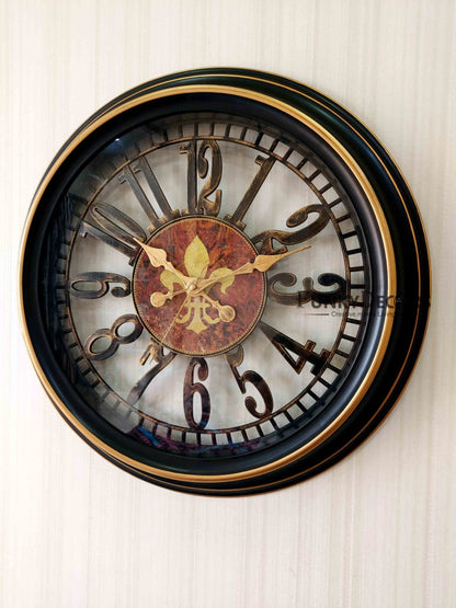 Funkytradition Minimal Wall Clock Watch Decor For Home Office And Gifts 30 Cm Tall Clocks