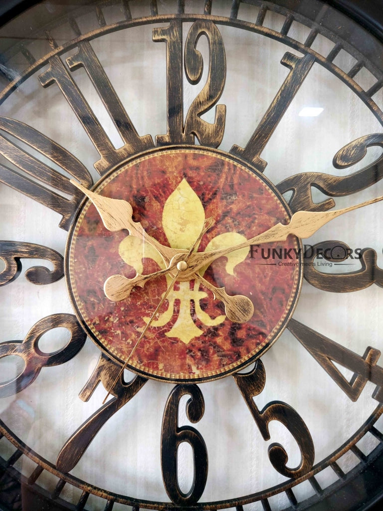 FunkyDecors Minimal Wall Clock Watch Decor For Home Office And Gifts 30 Cm Tall Clocks