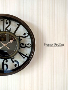 Funkytradition Minimal Wall Clock Watch Decor For Home Office And Gifts 30 Cm Tall Clocks
