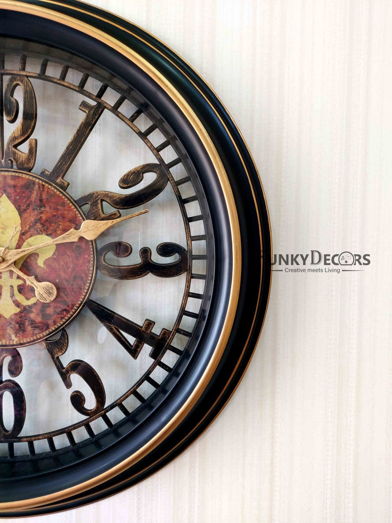 FunkyDecors Minimal Wall Clock Watch Decor For Home Office And Gifts 30 Cm Tall Clocks