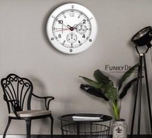 Load image into Gallery viewer, Funkytradition Modern Luxury Stainless Steel Wall Clock For Royal Home And Bungalows Watch Clocks
