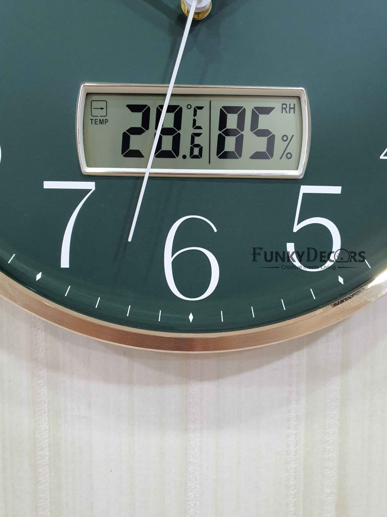 Funkytradition Multicolor Analogue With Digital Date And Time Wall Clock Watch Decor For Home Office