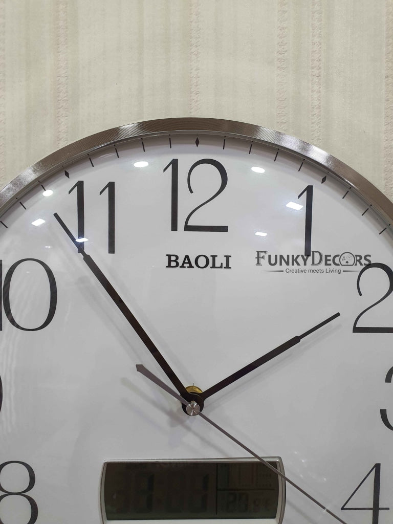 Funkytradition Multicolor Analogue With Digital Date And Time Wall Clock Watch Decor For Home Office