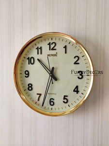 Funkytradition Multicolor Minimal Wall Clock Watch Decor For Home Office And Gifts Clocks
