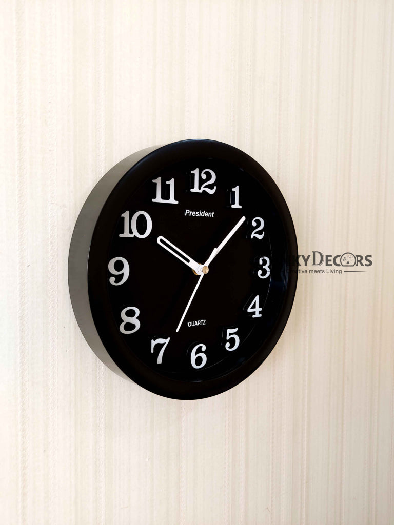 Funkytradition Multicolor Minimal Wall Clock Watch Decor For Home Office And Gifts Clocks