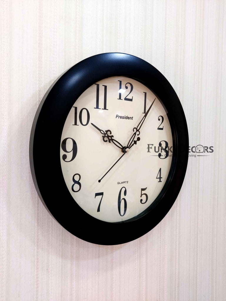 Funkytradition Multicolor Minimal Wall Clock Watch Decor For Home Office And Gifts Clocks