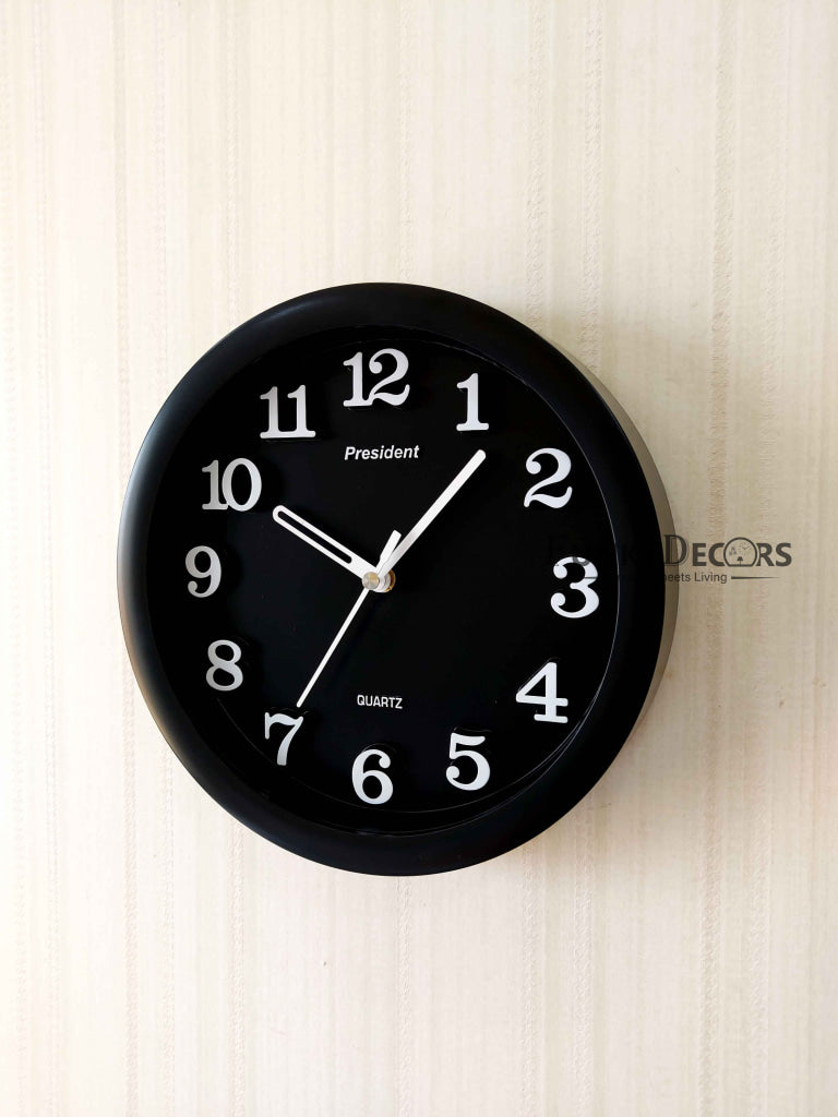 Funkytradition Multicolor Minimal Wall Clock Watch Decor For Home Office And Gifts Clocks