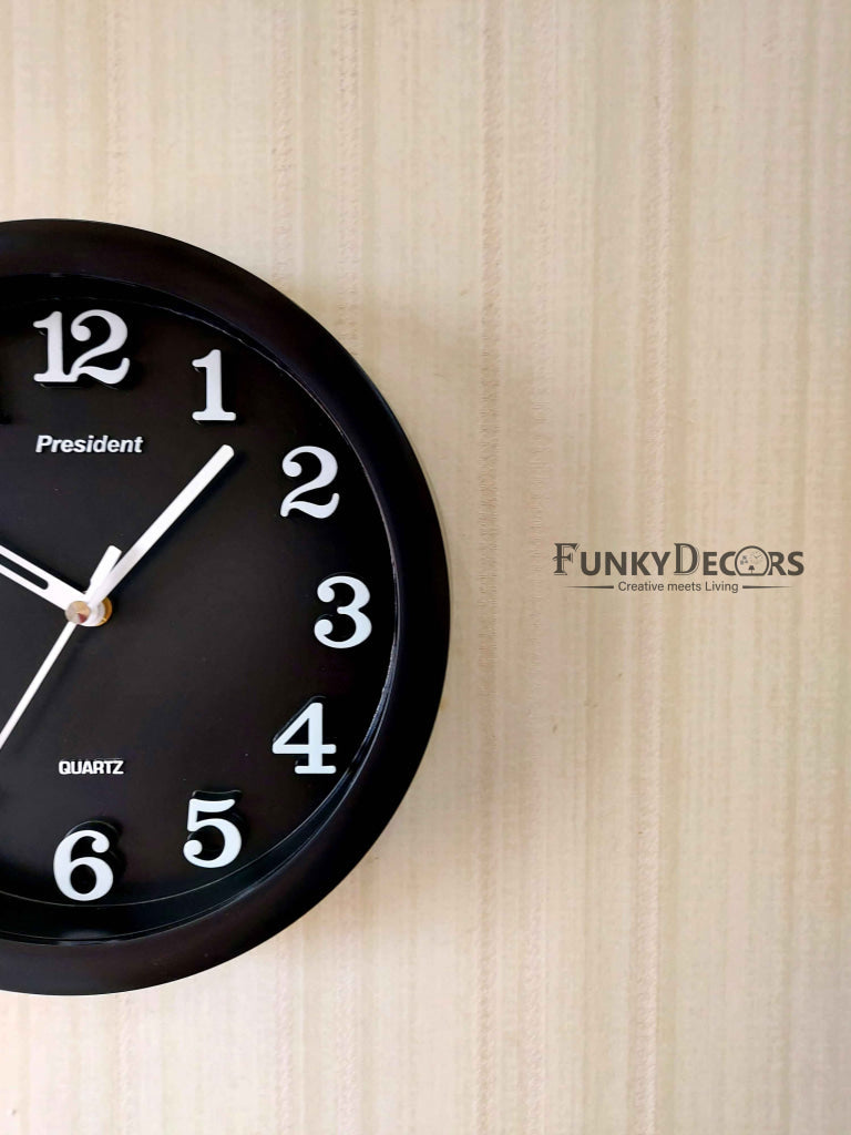 Funkytradition Multicolor Minimal Wall Clock Watch Decor For Home Office And Gifts Clocks