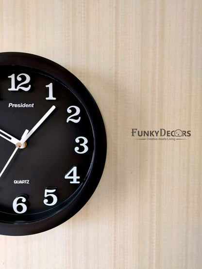 Funkytradition Multicolor Minimal Wall Clock Watch Decor For Home Office And Gifts Clocks