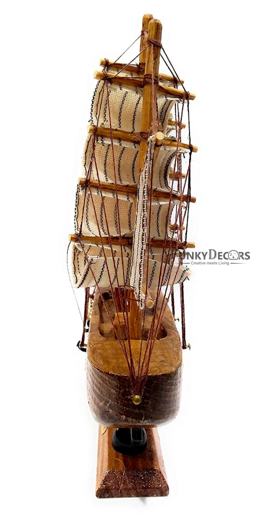 FunkyDecors Passat Tall Ship Detailed Wooden Model Nautical Home Decor 23 Cm Figurines