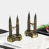 FunkyDecors Petronas Twin Towers Collectible Statue Metal Showpiece Figurines