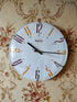 FunkyDecors Rimless Minimal Glass Wall Clock Watch Decor For Home Office And Gifts 33 Cm Tall