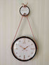 FunkyDecors Rose Gold White Sparrow Hanging Wall Clock Decor For Home Office And Gifts 70 Cm Tall