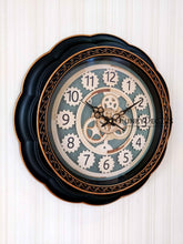 Load image into Gallery viewer, Funkytradition Round Brown Mechanic Design Wall Clock Watch Decor For Home Office And Gifts 52 Cm
