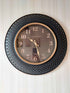 FunkyDecors Round Brown Tokri Wall Clock Watch Decor For Home Office And Gifts 50 Cm Tall Clocks