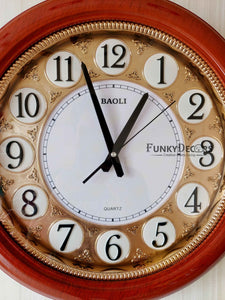 Funkytradition Round Designer Wall Clock Watch Decor For Home Office And Gifts 50 Cm Tall Clocks