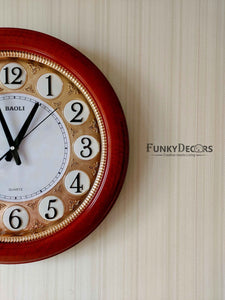 Funkytradition Round Designer Wall Clock Watch Decor For Home Office And Gifts 50 Cm Tall Clocks