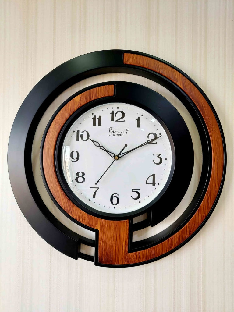 Funkytradition Round Elegant Design Wall Clock Watch Decor For Home Office And Gifts 47 Cm Tall