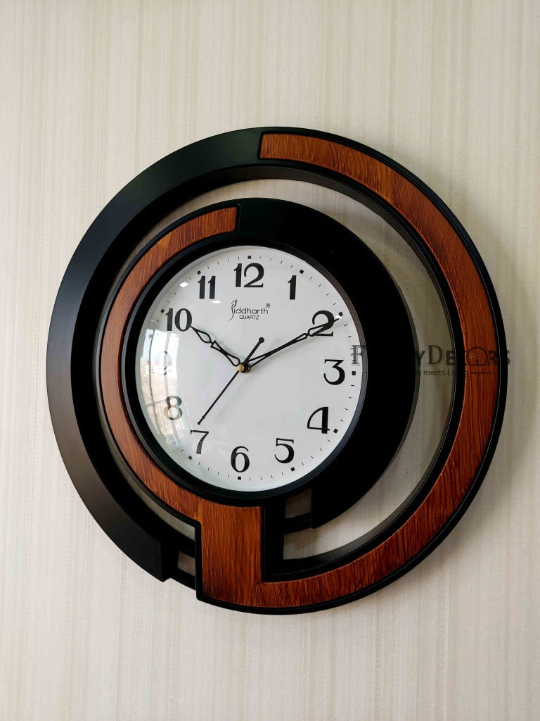 Funkytradition Round Elegant Design Wall Clock Watch Decor For Home Office And Gifts 47 Cm Tall