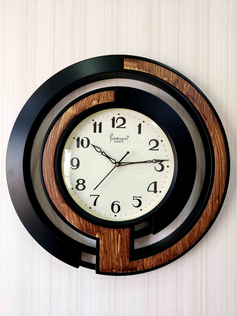 Funkytradition Round Elegant Design Wall Clock Watch Decor For Home Office And Gifts 47 Cm Tall