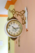 FunkyDecors Royal Antique Look Round Wall Hanging Double Sided Station Clock Clocks
