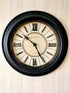 FunkyDecors Royal Designer Big Font Roman Wall Clock Watch Decor For Home Office And Gifts 40 Cm