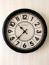 FunkyDecors Royal Designer Big Font Wall Clock Watch Decor For Home Office And Gifts 40 Cm Tall