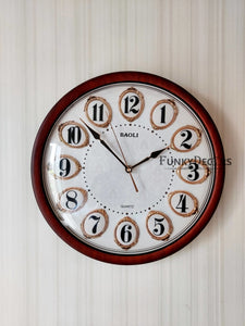 Funkytradition Royal Designer Wall Clock Watch Decor For Home Office And Gifts 38 Cm Tall Clocks