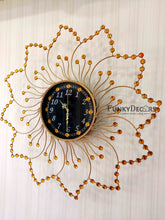 Load image into Gallery viewer, Funkytradition Royal Multicolor 3D Peacock Wall Clock For Home Office Decor And Gifts 70 Cm Tall
