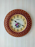FunkyDecors Royal Pearl Brown Wall Clock Watch Decor For Home Office And Gifts 43 Cm Tall Clocks
