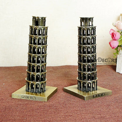 Funkytradition Tour Souvenir Italy The Leaning Tower Of Pisa Collectible Statue Metal Showpiece